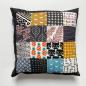 Preview: Kissenhülle Patchwork bunt