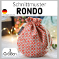 Preview: RONDO - Beutel Schnittmuster