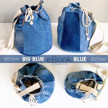 Beuteltasche aus Jeans Schnittmuster