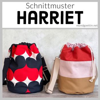 HARRIET Beuteltasche Schnittmuster