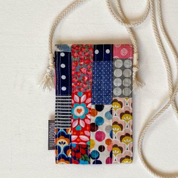Preview: Handytasche Patchwork bunt