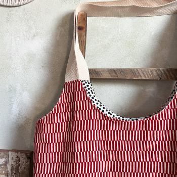 Tasche 'Red Strips'