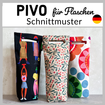 PIVO Flaschentasche Schnittmuster