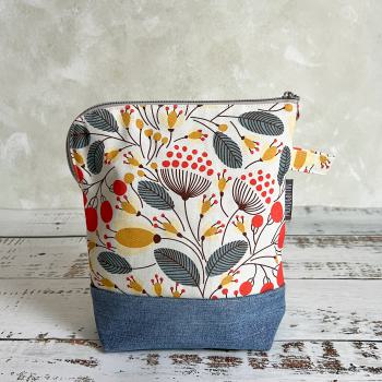 Preview: Kosmetiktasche Flower