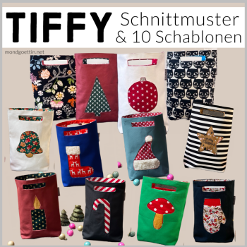 TIFFY & 10 Schablonen - Schnittmuster
