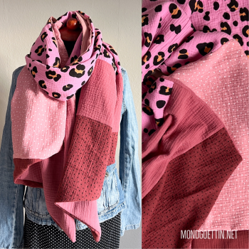 Tuch 'Pink Leo'