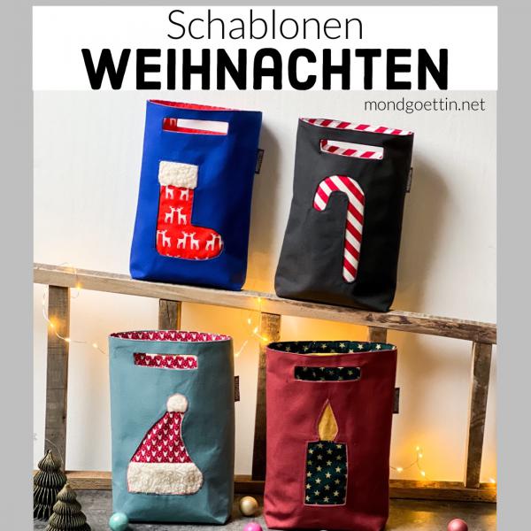 Weihnachten - 4 Schablonen