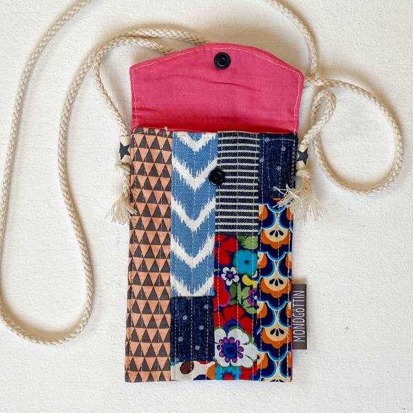 Handytasche Patchwork bunt