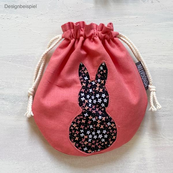 Schablone für Ostern: Hase und Ei