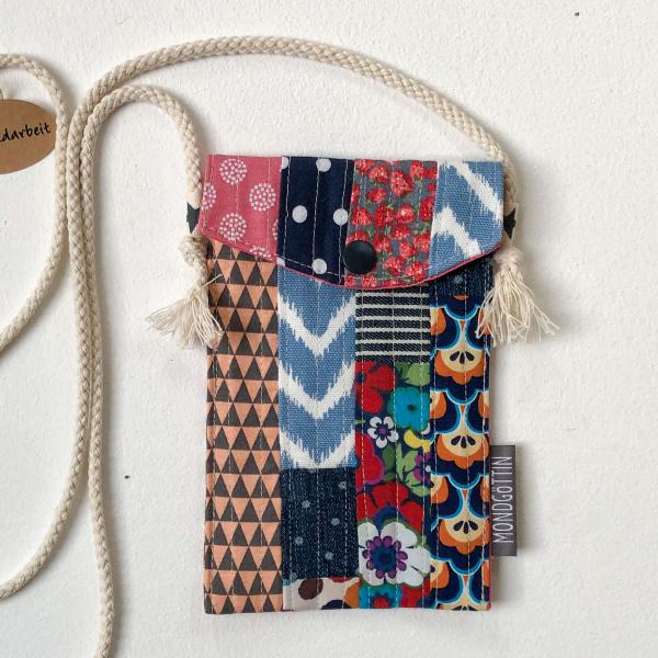 Handytasche Patchwork bunt