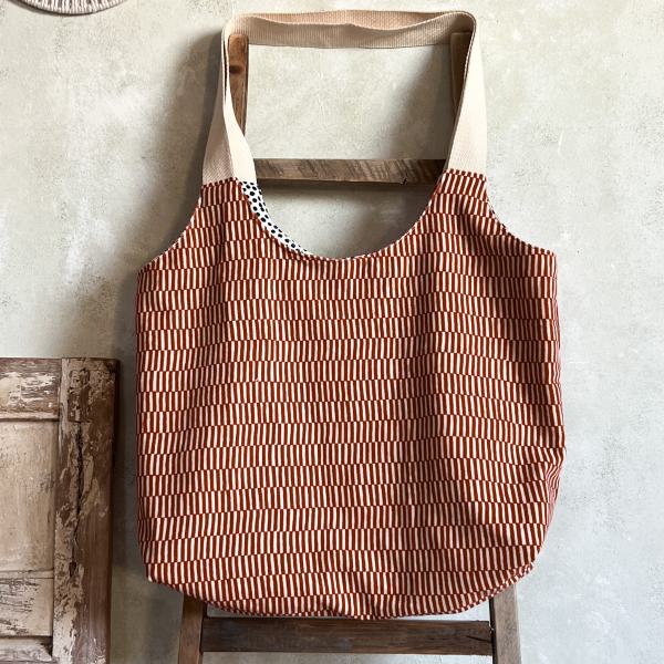 Tasche 'Red Strips'
