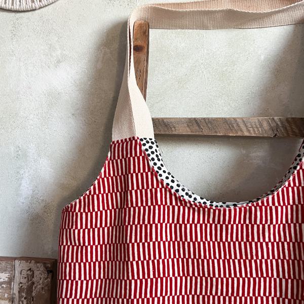 Tasche 'Red Strips'