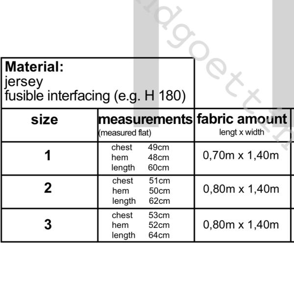LINJA Shirt Pattern